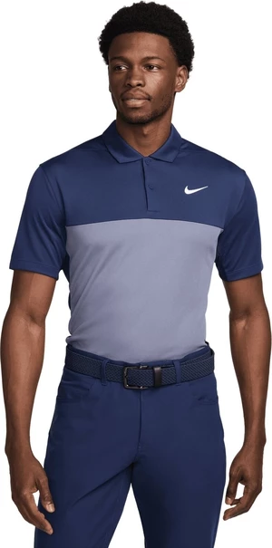 Nike Dri-Fit Victory+ Mens Polo Midnight Navy/Obsidian/White XL Camiseta polo