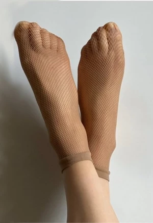 Veneziana Rete Dámské ponožky Univerzální visone/odstín béžové