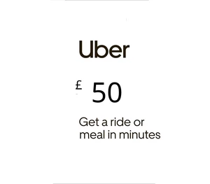 Uber £50 UK Gift Card