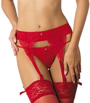 Garter belt Scarlet / PPN - red