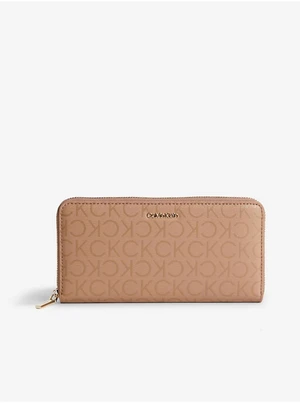 Brown Women's Patterned Wallet Calvin Klein - Women