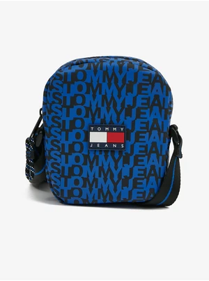 Blue Men's Patterned Shoulder Bag Tommy Jeans Logoman - Mens