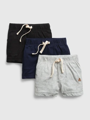 GAP Baby Organic Cotton Shorts, 3pcs - Boys