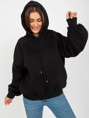 Basic black hoodie