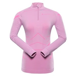 Women's functional underwear - T-shirt ALPINE PRO SEAMA pastel lilac