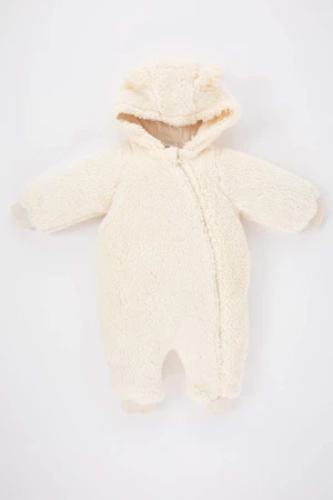 DEFACTO Plush Regular Fit Hooded Overalls