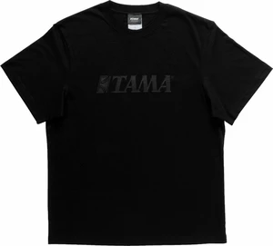 Tama Tričko T-Shirt Black with Black Logo Unisex Black M