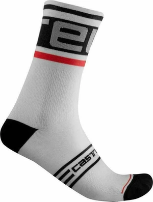 Castelli Prologo 15 Sock Black/White 2XL Calzini ciclismo