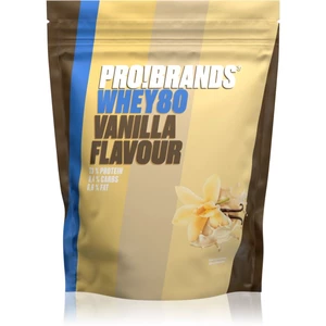 PRO!BRANDS Whey80 Protein syrovátkový protein příchuť Vanilla 500 g