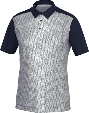 Galvin Green Mile Mens Breathable Short Sleeve Shirt Navy/Cool Grey L