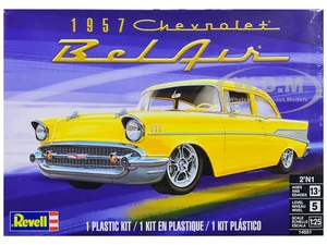 Level 5 Model Kit 1957 Chevrolet Bel Air 2-in-1 Kit 1/25 Scale Model by Revell