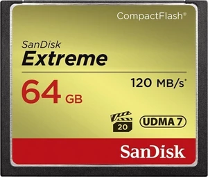 SanDisk Extreme CompactFlash 64 GB SDCFXSB-064G-G46 CompactFlash 64 GB Carduri de memorie