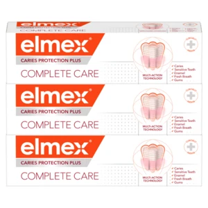 ELMEX Caries Complete Care Zubní pasta pro kompletní péči o zuby 3x 75 ml