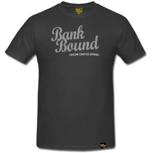 Prologic triko bank bound custom dark grey tee-velikost s