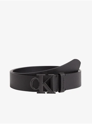 Black Men's Leather Belt Calvin Klein Jeans - Men's