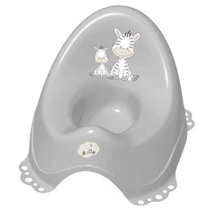 MALTEX Nočník protiskluzový s melodií zebra grey