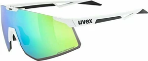 UVEX Pace Perform CV White Mat/Mirror Green Ochelari ciclism