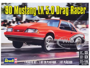 Level 5 Model Kit 1990 Ford Mustang LX 5.0 Drag Racer 1/25 Scale Model by Revell