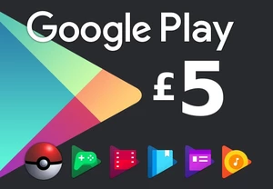 Google Play £5 UK Gift Card