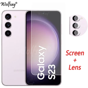 Camera Lens Protector For Samsung Galaxy S23 Screen Protector Tempered Glass For Samsung S23 Camera Glass For Samsung S23 Glass