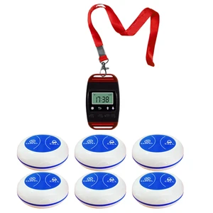 Wireless Waiter Bell System Good Price Of Restaurant Call Service For Guest 433.92MHZ