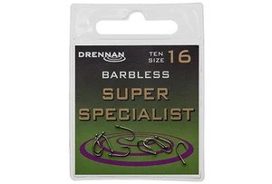 Drennan háčky bez protihrotu Super Specialist Barbless vel. 2