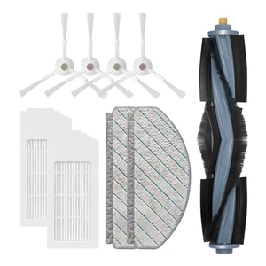 For ECOVACS DEEBOT T10 PLUS Robot Vacuum Cleaner Replacement Spare Parts Main Brush Side Brush Hepa Filter Mop Rag