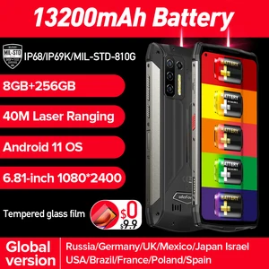 Ulefone Power Armor 13 Rugged Smartphone Helio G95 Octa-core 8GB 256GB 48MP Android 11 Mobile Phones 13200mAh NFC Global Version