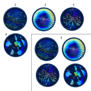 Resin Molds Round Snowflake Cup Mat Epoxy Mold Home Decor 517F