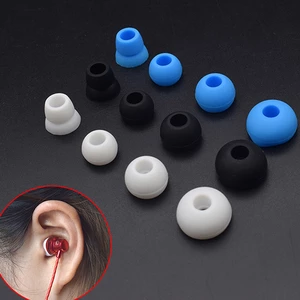 8Pcs In Ear Noise Isolated Soft Anti Slip Removable Earbuds Tip With Box Spared Headset Silicone Replacement For Beats Power3