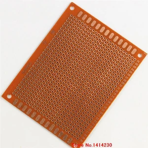 1Pcs Breadboard 7*9CM 2.54MM Hole hole plate universal plate Circuit board PCB 1.2MM thick