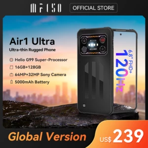IIIF150 Air1 Ultra Rugged Smartphone 6.8"FHD 120Hz G99 64MP Camera 8GB+128GB Night Vision phone Ultra-thin Rugged