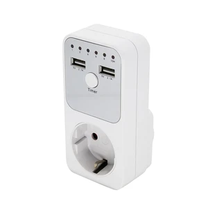 1 Piece Surge Protector Socket Voltage Relay Digital Timer Socket Switch EU Plug