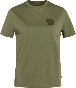 Fjällräven Fox Boxy Logo Tee W Verde XS Camisa para exteriores