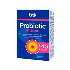 GS Probiotic Antibio, 10 kapslí