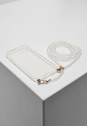 Phone Case with Pearl Necklace I Phone 6/7/8 Transparent