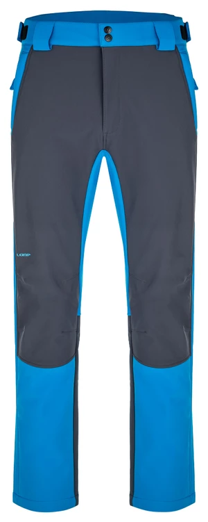 Modré pánske softshellové nohavice LOAP Lupic
