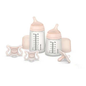 SUAVINEX Sada antikoliková Zerø.Zerø™ láhev 180 ml A + dudlík Zerø.Zerø™ -2/ 2M