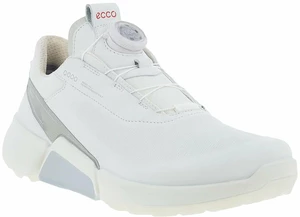 Ecco Biom H4 BOA Womens Golf Shoes White/Concrete 41 Calzado de golf de mujer