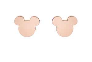 Disney Minimalistické bronzové náušnice Mickey Mouse E600179PL-B.CS