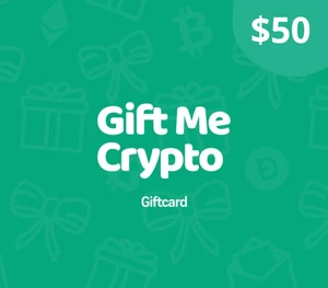 Gift Me Crypto $50 Gift Card