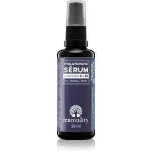 Renovality Original Series Hyaluronové sérum s vitamínem C a B3 pleťové sérum pro všechny typy pleti 50 ml