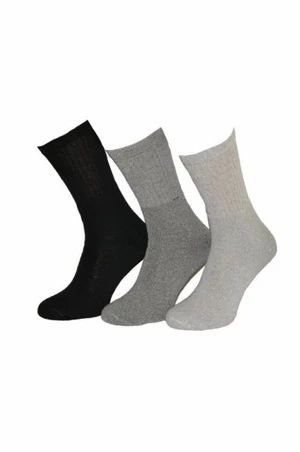 E&amp;E  024 A'5 5-pack pánské ponožky 35-38 grafitová (tmavě šedá)