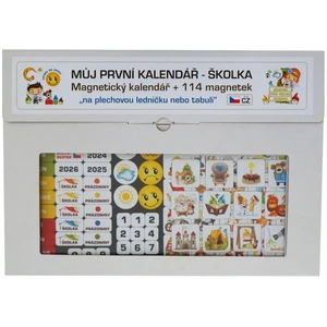Kalendář magnetický Školka 114 ks magnetek