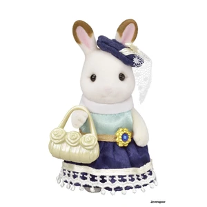 Sylvanian Families Město chocolate králičice se žlutou kabelkou