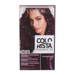L´Oréal Paris Colorista Permanent Gel 60 ml farba na vlasy pre ženy Dark Purple na všetky typy vlasov; na farbené vlasy