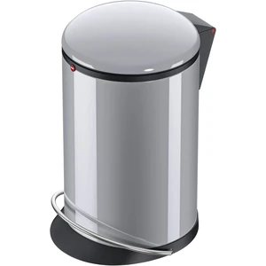 Hailo Harmony M 0515-020 odpadkový kôš 12 l ocelový plech (Ø x v) 163 mm x 465 mm strieborná s pedálovým otváraním  1 ks
