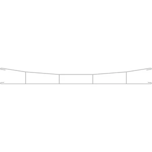 Viessmann 4134 H0 trolejové vedenie  profi koľaj H0 Fleischmann, H0 RocoLine (bez uloženia) 140.0 mm 5 ks