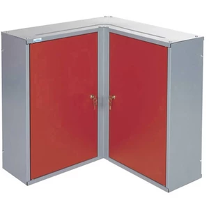 Küpper 70372 Rohová skrinka 2 dvere červená (š x v x h) 60 x 60 x 19 cm