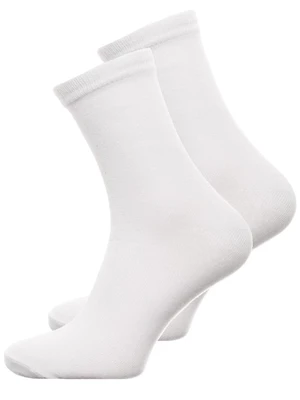 Biele pánske ponožky BOLF X110048-2P 2 KS